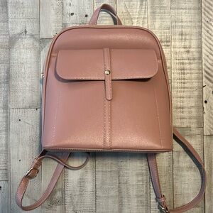 Blush Pink backpack purse - never used